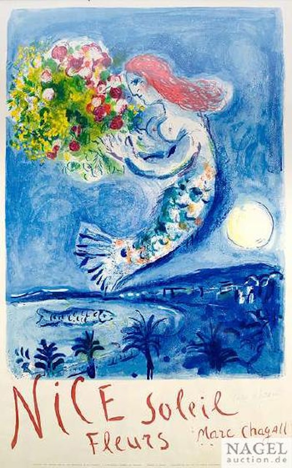 Die Bucht der Engel by Marc Chagall