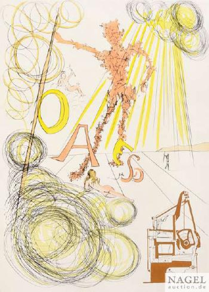 La Linotype by Salvador Dali
