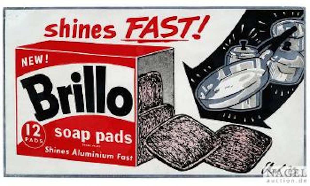 Brillo Werbeschild by Andy Warhol