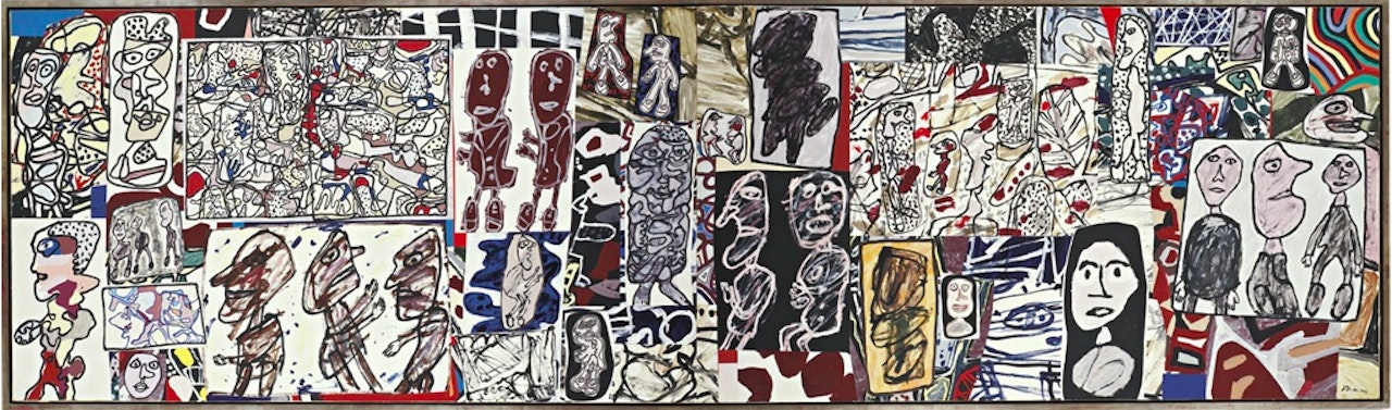 LE TISSU SOCIAL by Jean Dubuffet