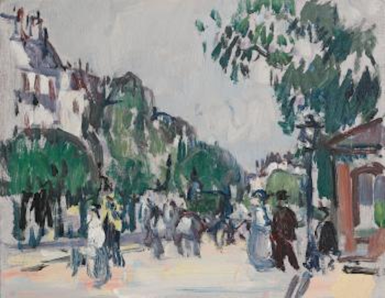 Street scene, Paris by John Duncan Fergusson