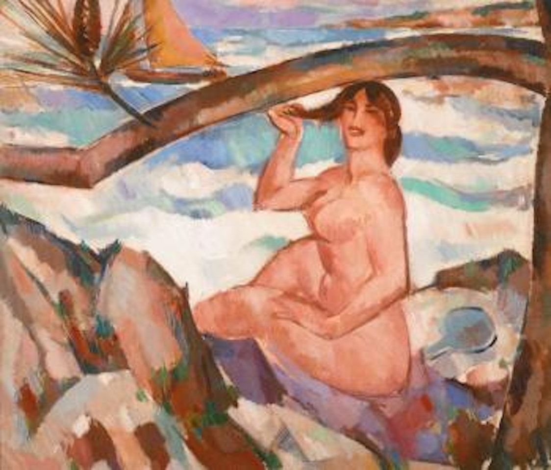 Bather, Cap d'Antibes by John Duncan Fergusson