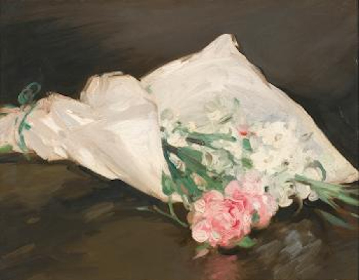 Pink Carnations and Narcissi by John Duncan Fergusson