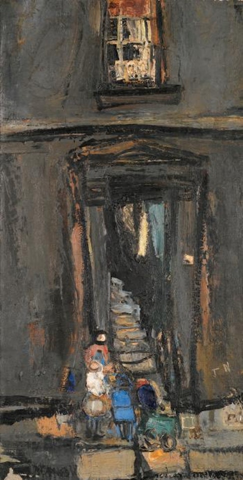 A Glasgow Close by Joan Eardley