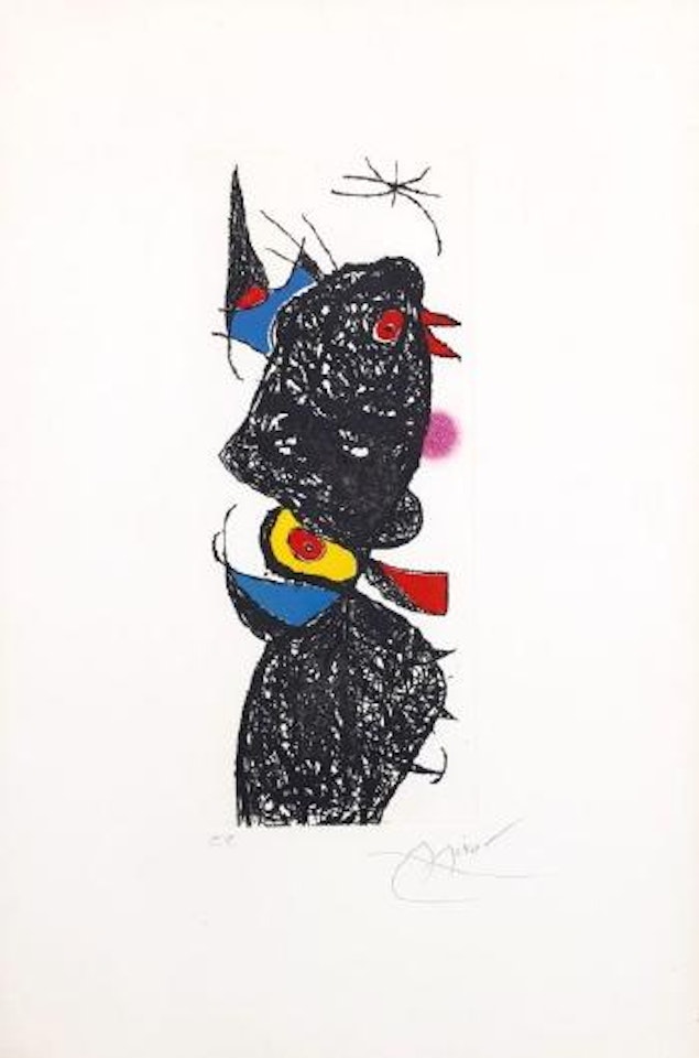 Le coq de bruyère by Joan Miró