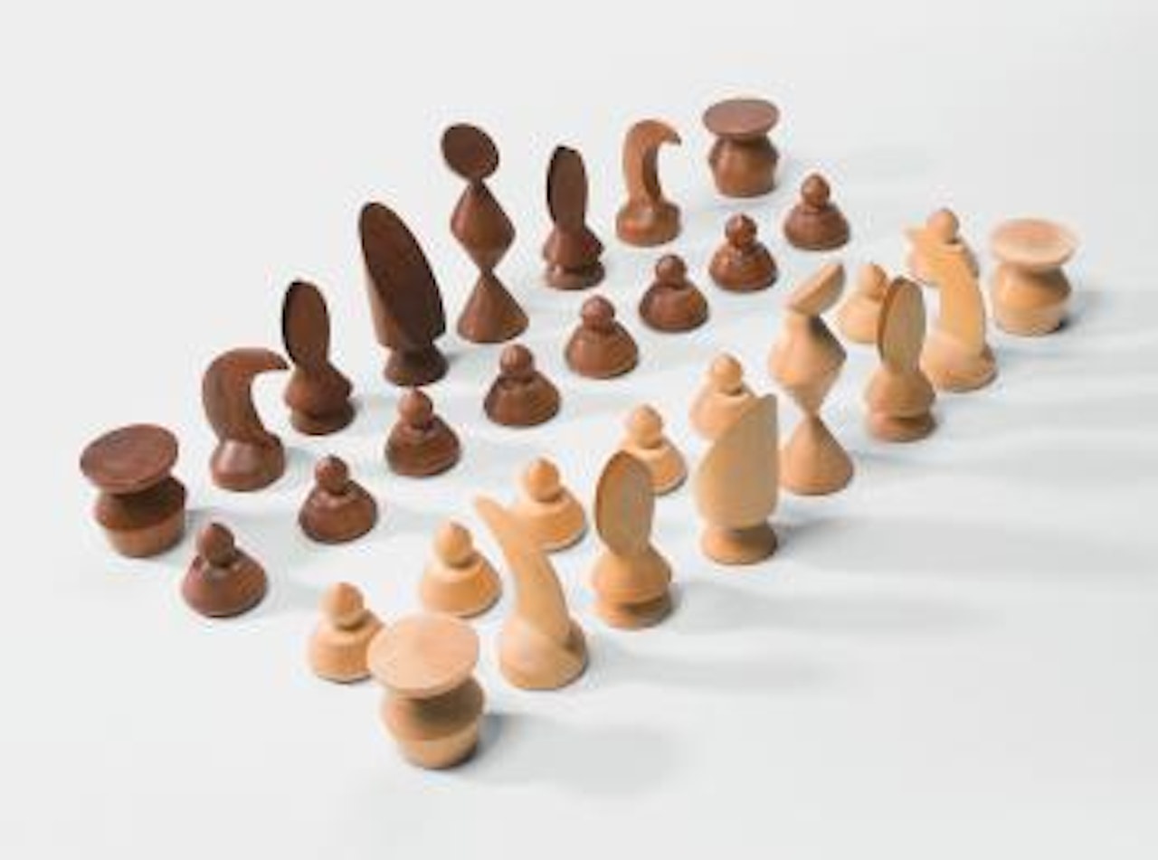 Schachfiguren (Chess Set) by Max Ernst