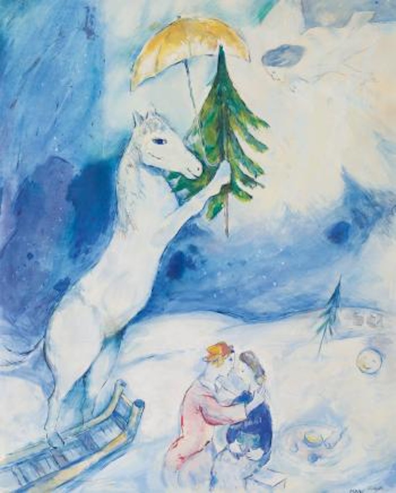 Fantaisie De Noël by Marc Chagall