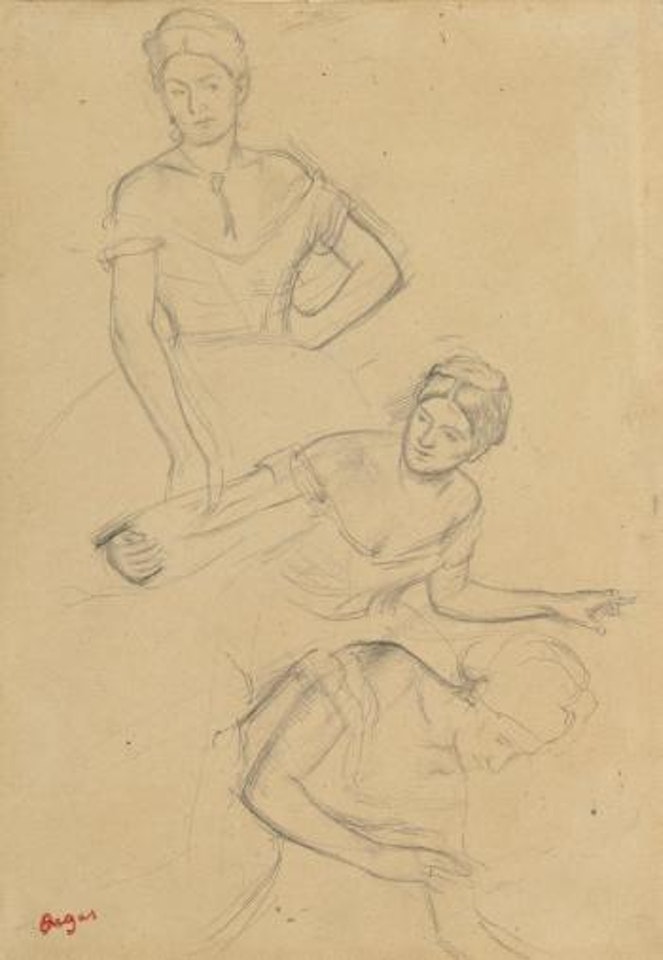 Trois Études D'une Danseuse by Edgar Degas
