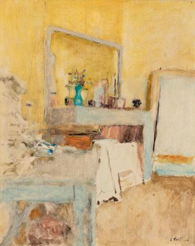 Un coin de la chambre de vuillard aux clayes by Édouard Vuillard