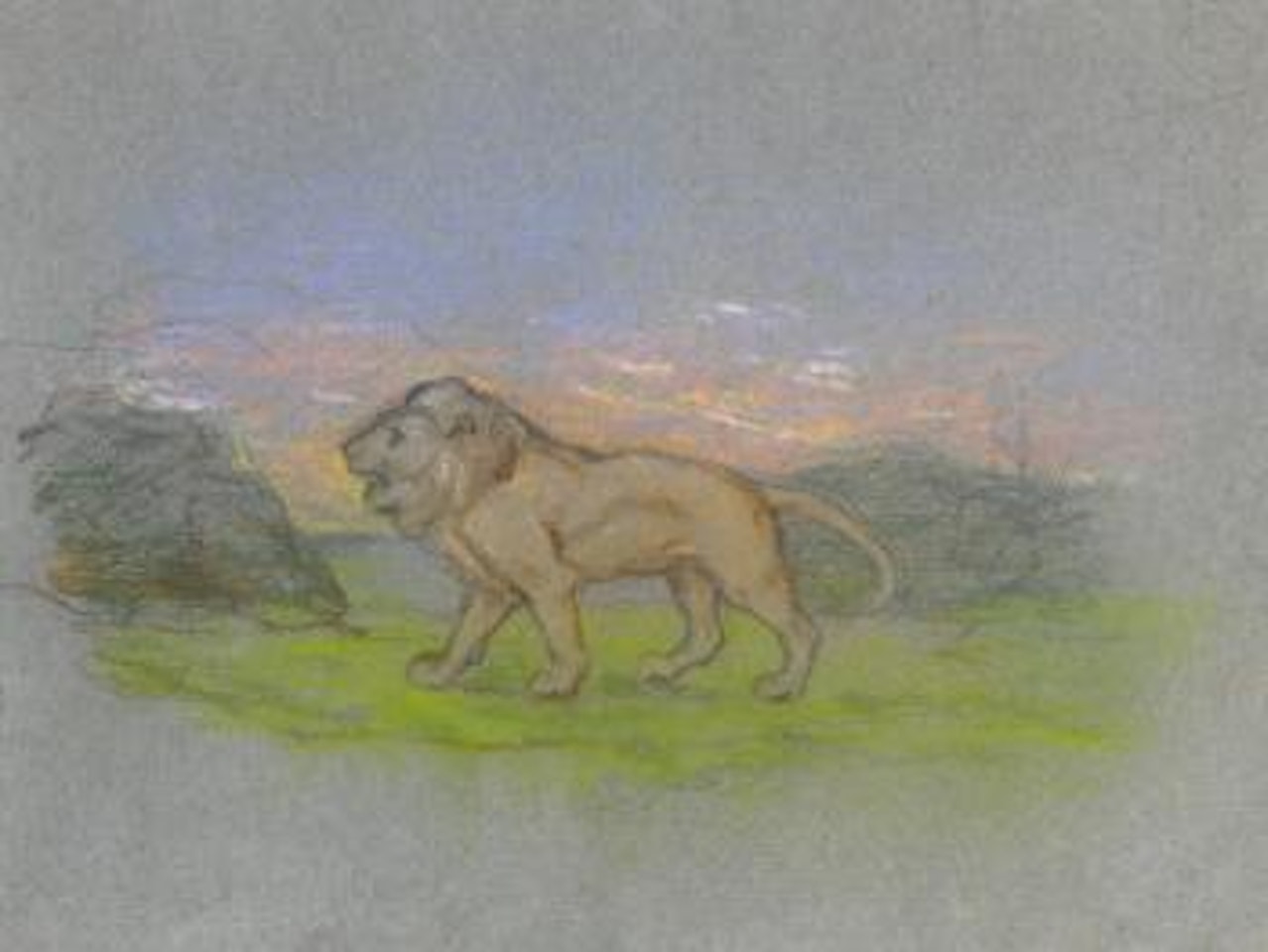 Lion by Paul Gauguin