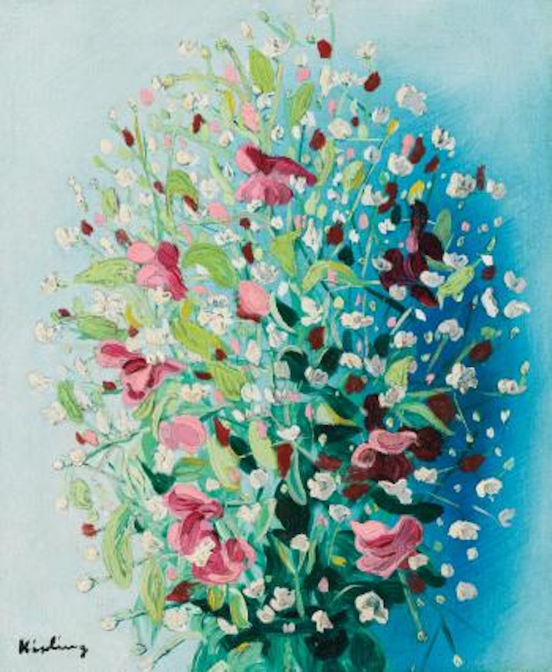 Vase de Fleurs by Moïse Kisling
