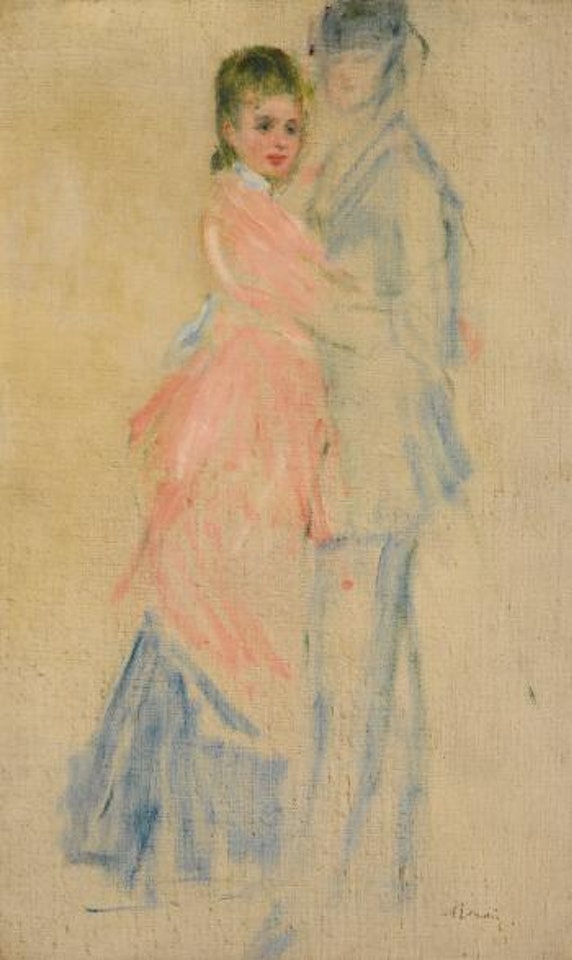La danse, Étude Pour Le Moulin De La Galette by Pierre-Auguste Renoir