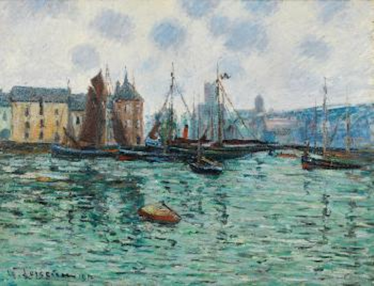 L'avant-port de Fécamp by Gustave Loiseau