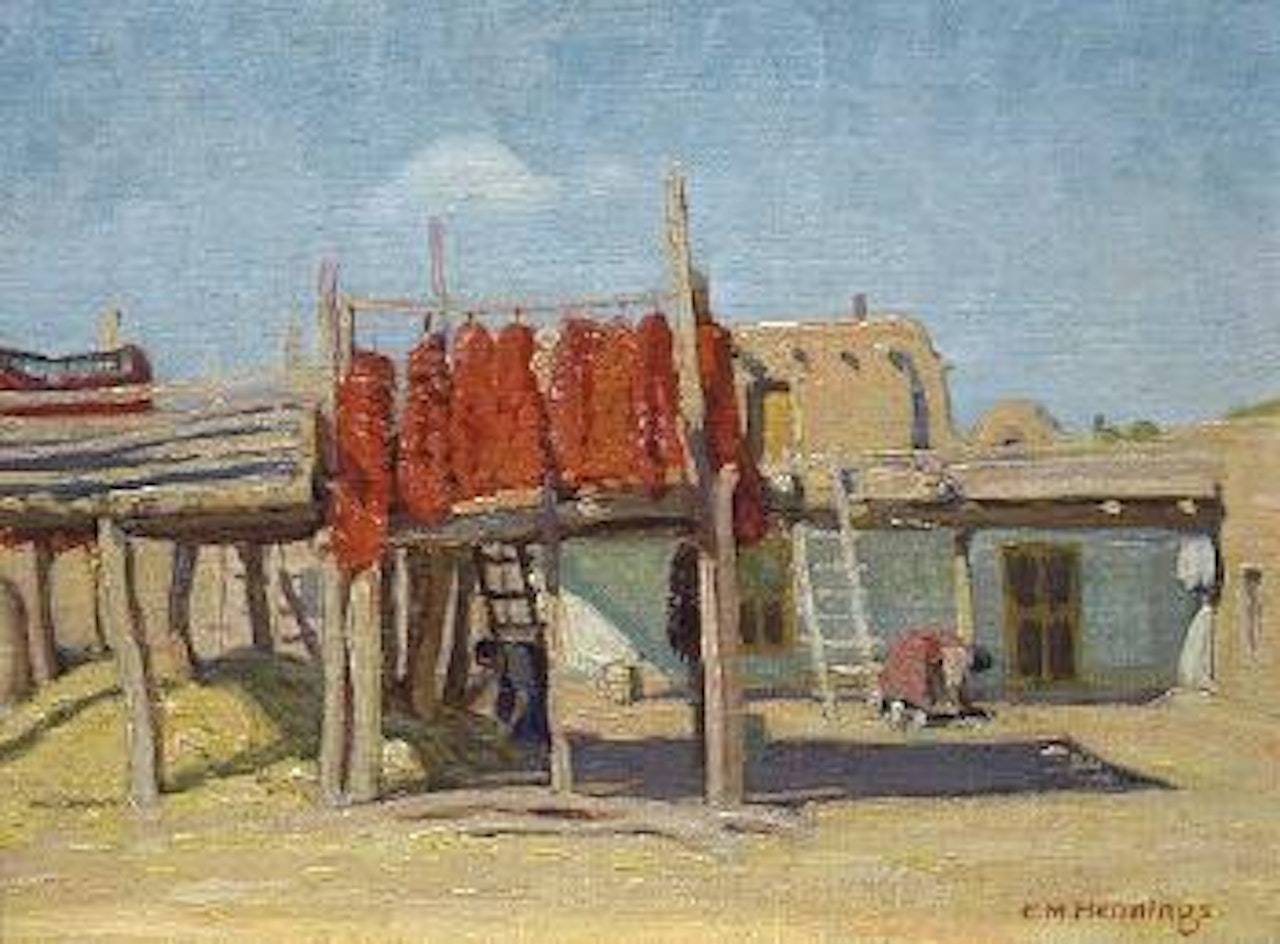 Chili Peppers by Ernest Martin Hennings