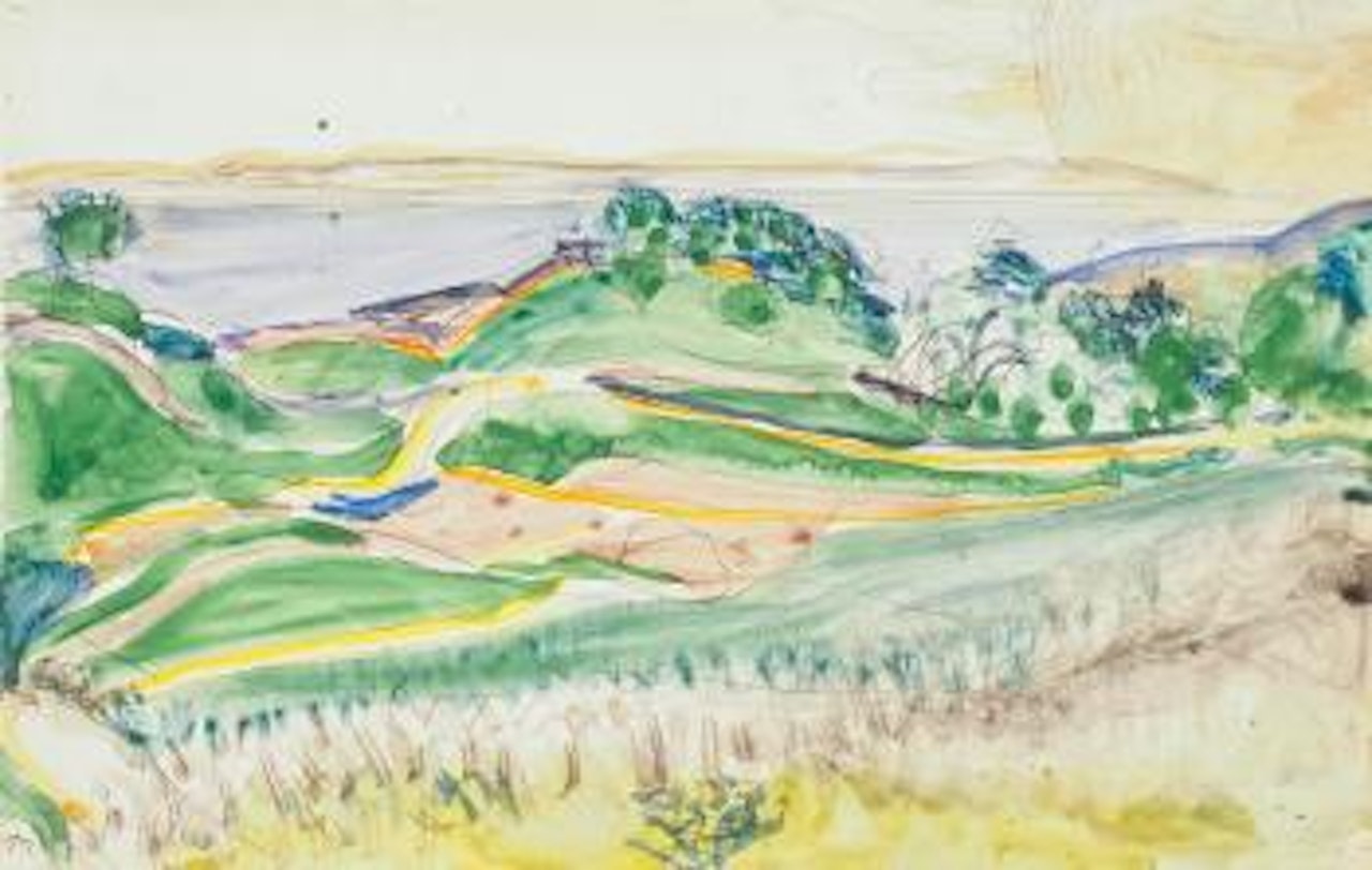 Küsten- und Hügellandschaft by Le Corbusier