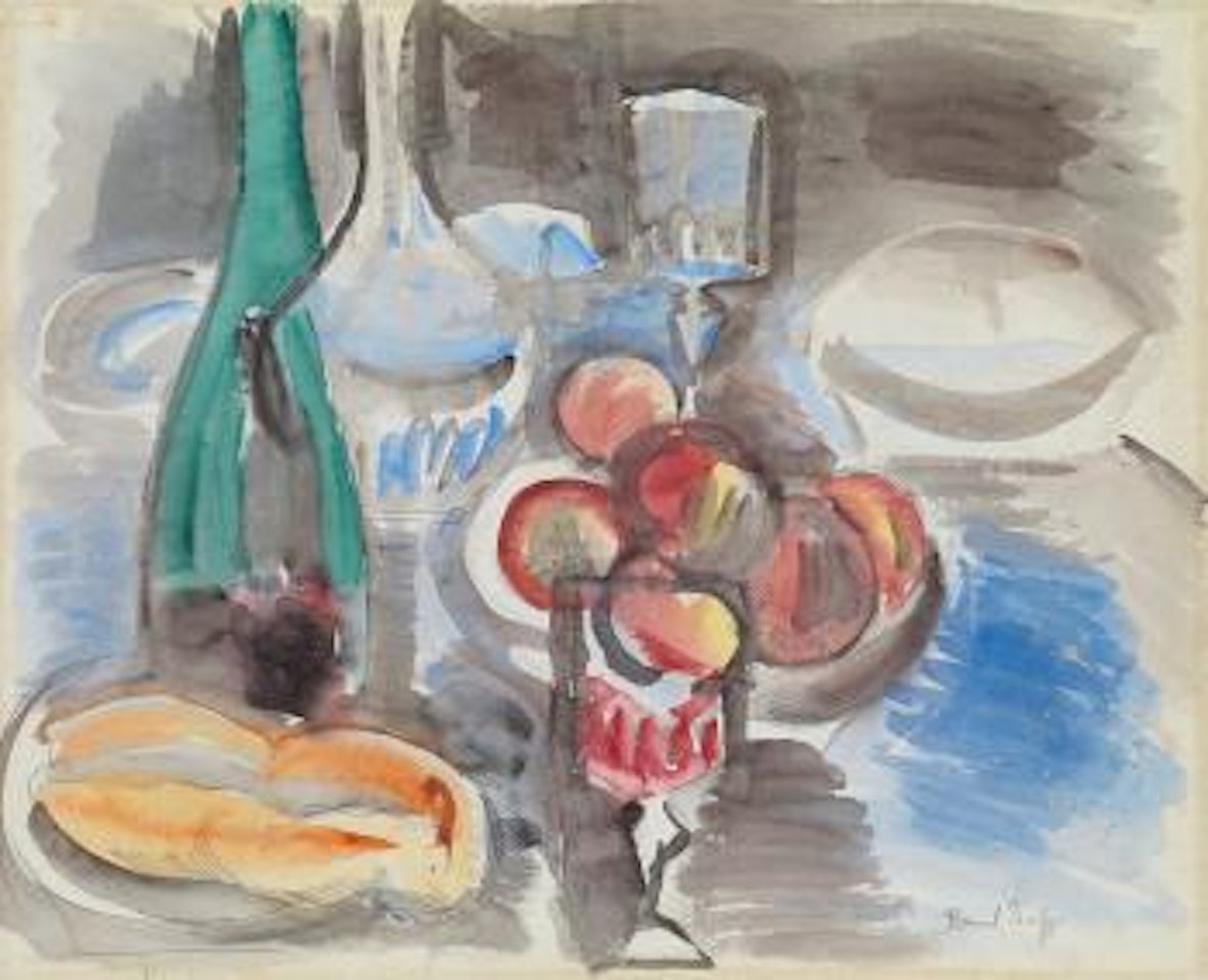 Nature morte au pain by Raoul Dufy
