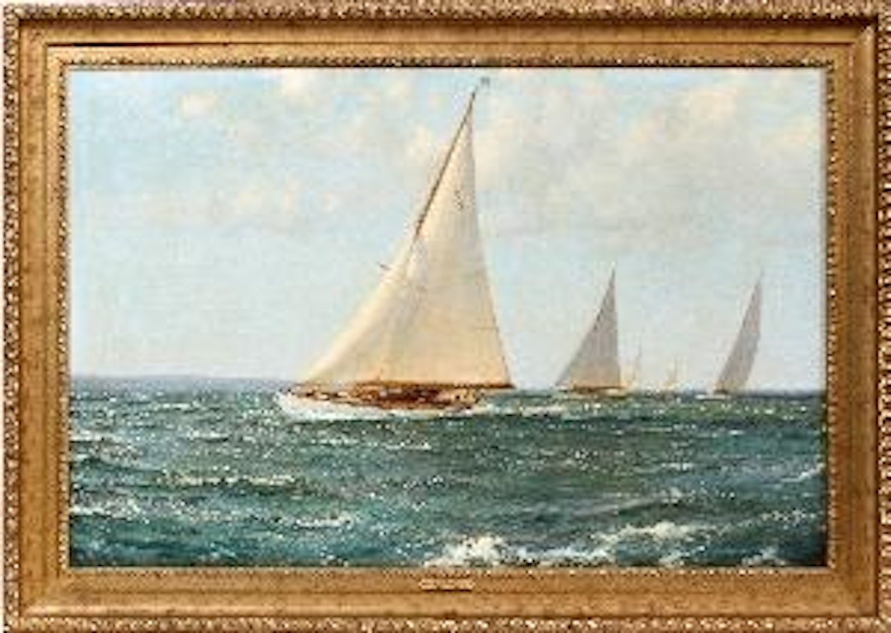 The regatta by Montague Dawson