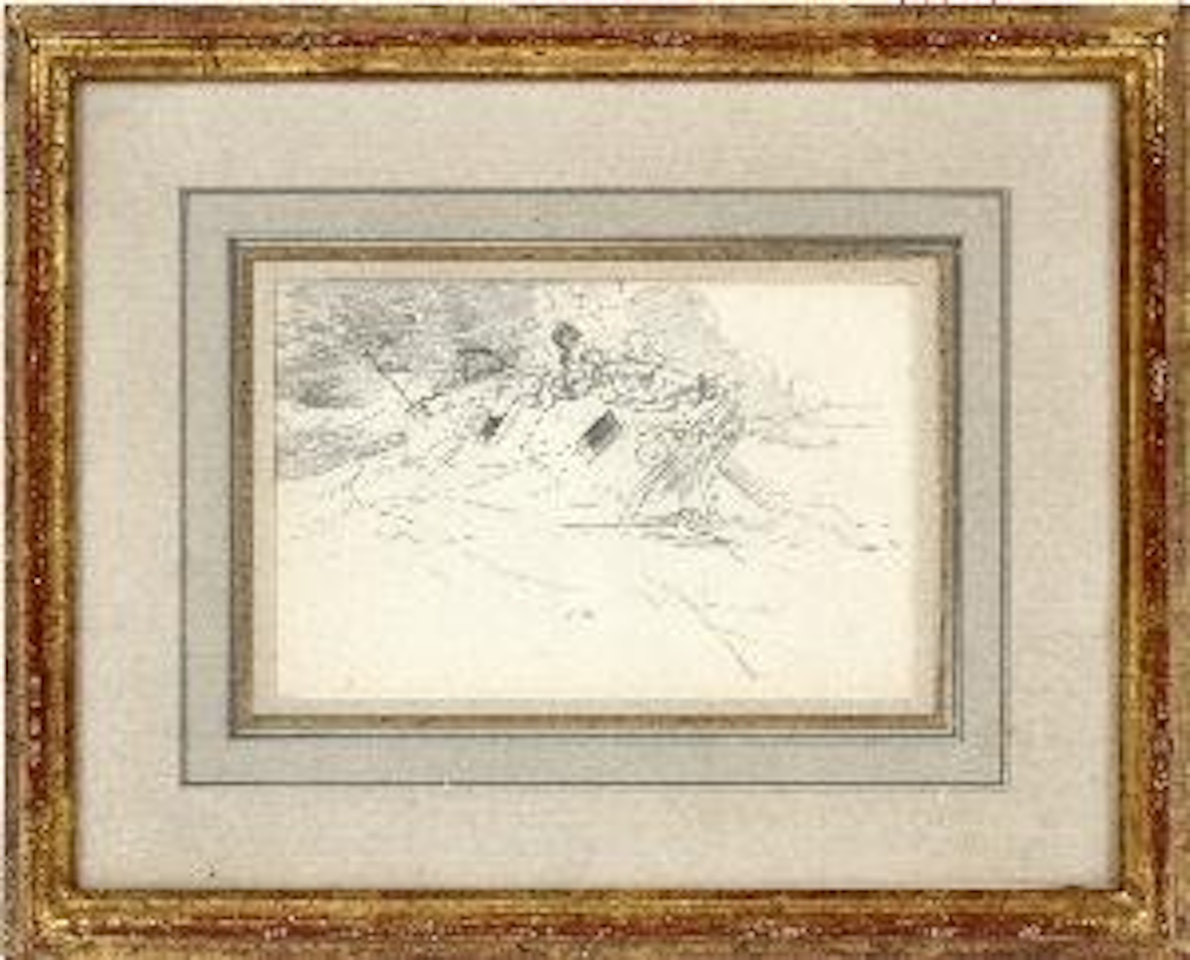 Sketch for 'Gulf Stream' by Winslow Homer