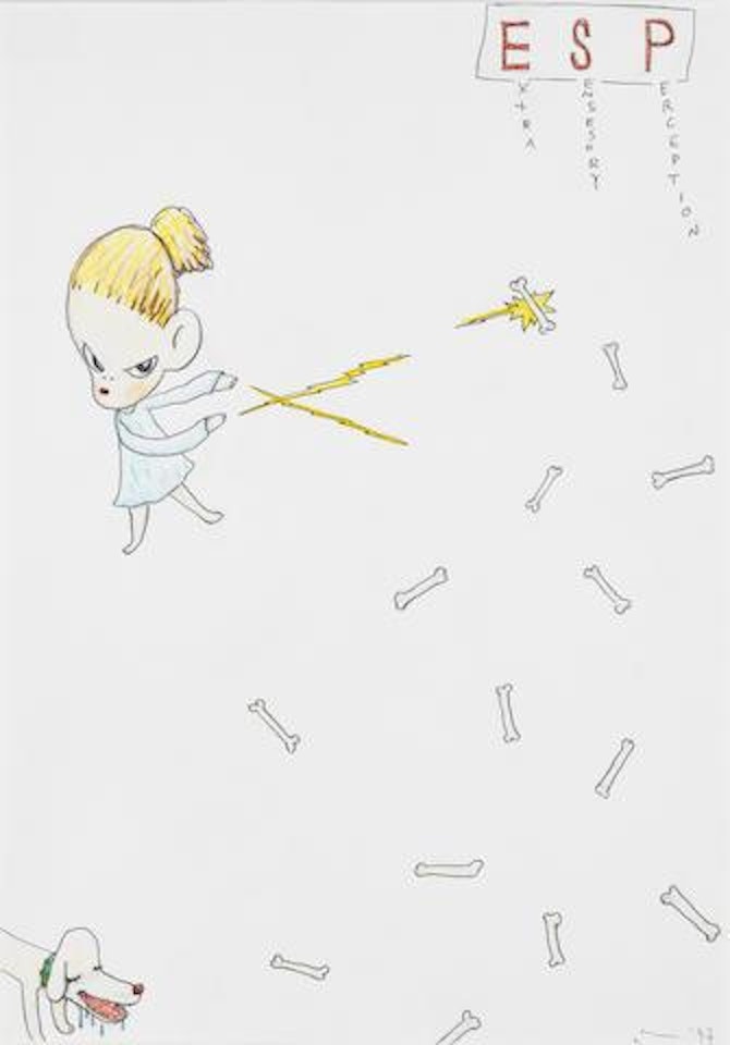 Extra sensesory perception 超靈感 by Yoshitomo Nara