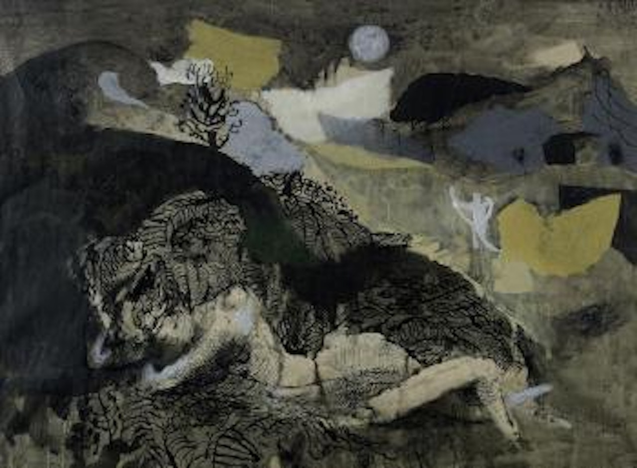 Landscape with Figures by Keith Vaughan