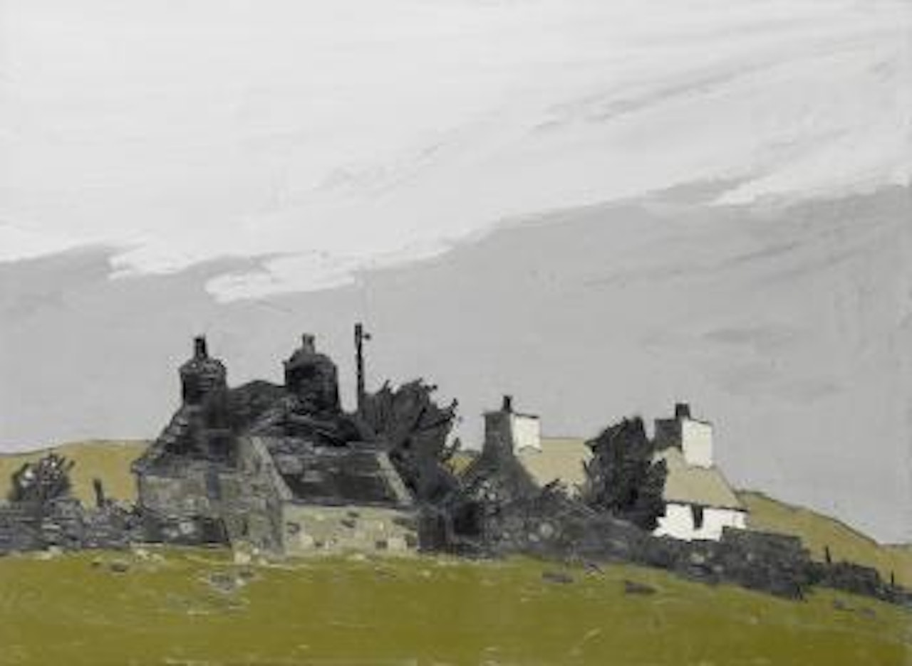 Anglesey Cottages, Penmynydd by Kyffin Williams