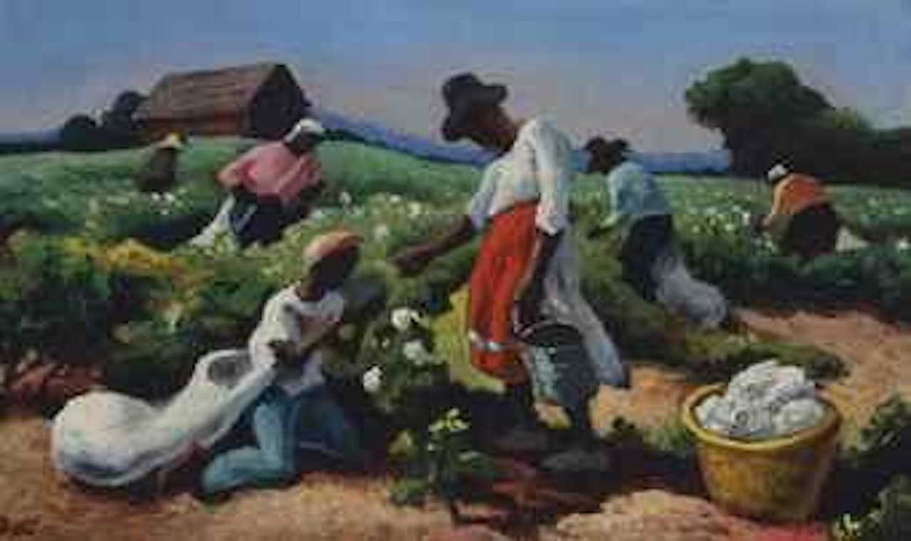 Cotton Pickers by Thomas Hart Benton
