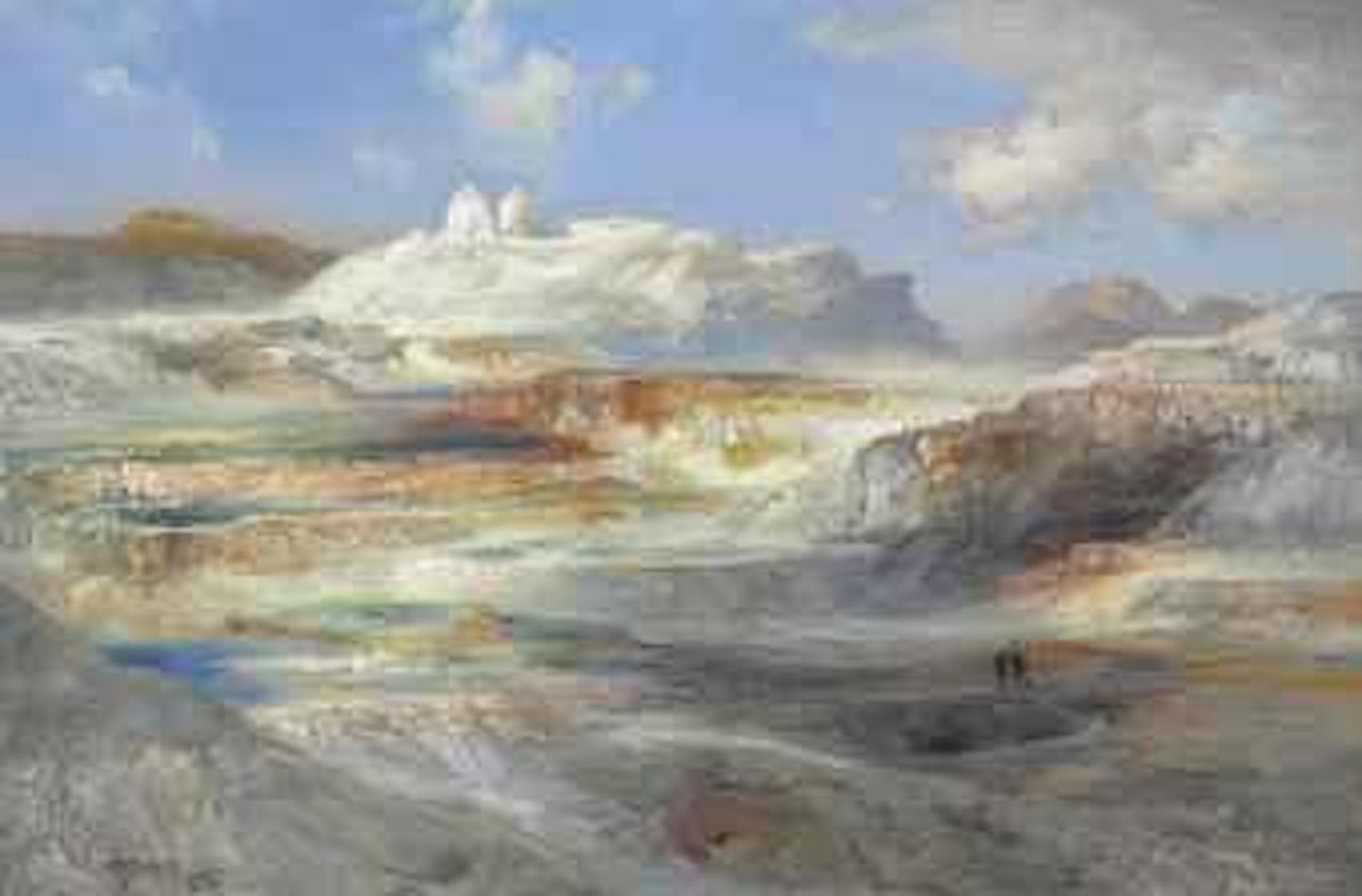 Jupiter Terrace, Yellowstone by Thomas Moran