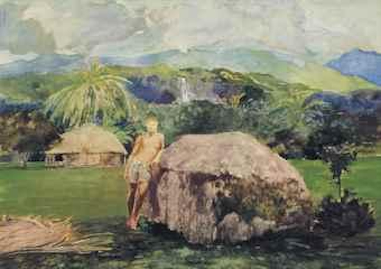A chief's tomb by John La Farge