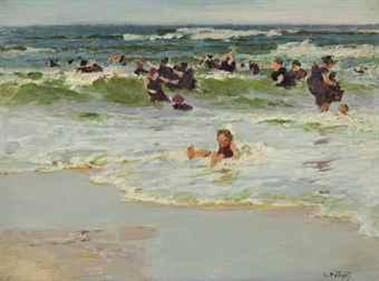 Child in Surf by Edward Henry Potthast