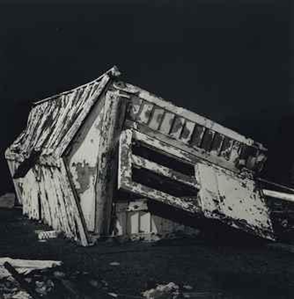 White House Collapsed, Queens, NYC, 1985 by Peter Hujar