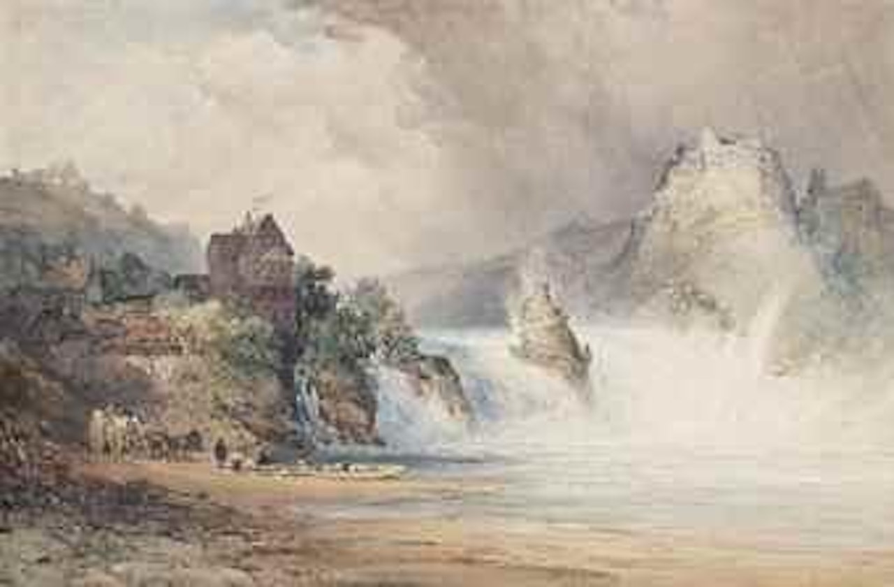 Falls of the Rhine, Schaffhausen by William Callow