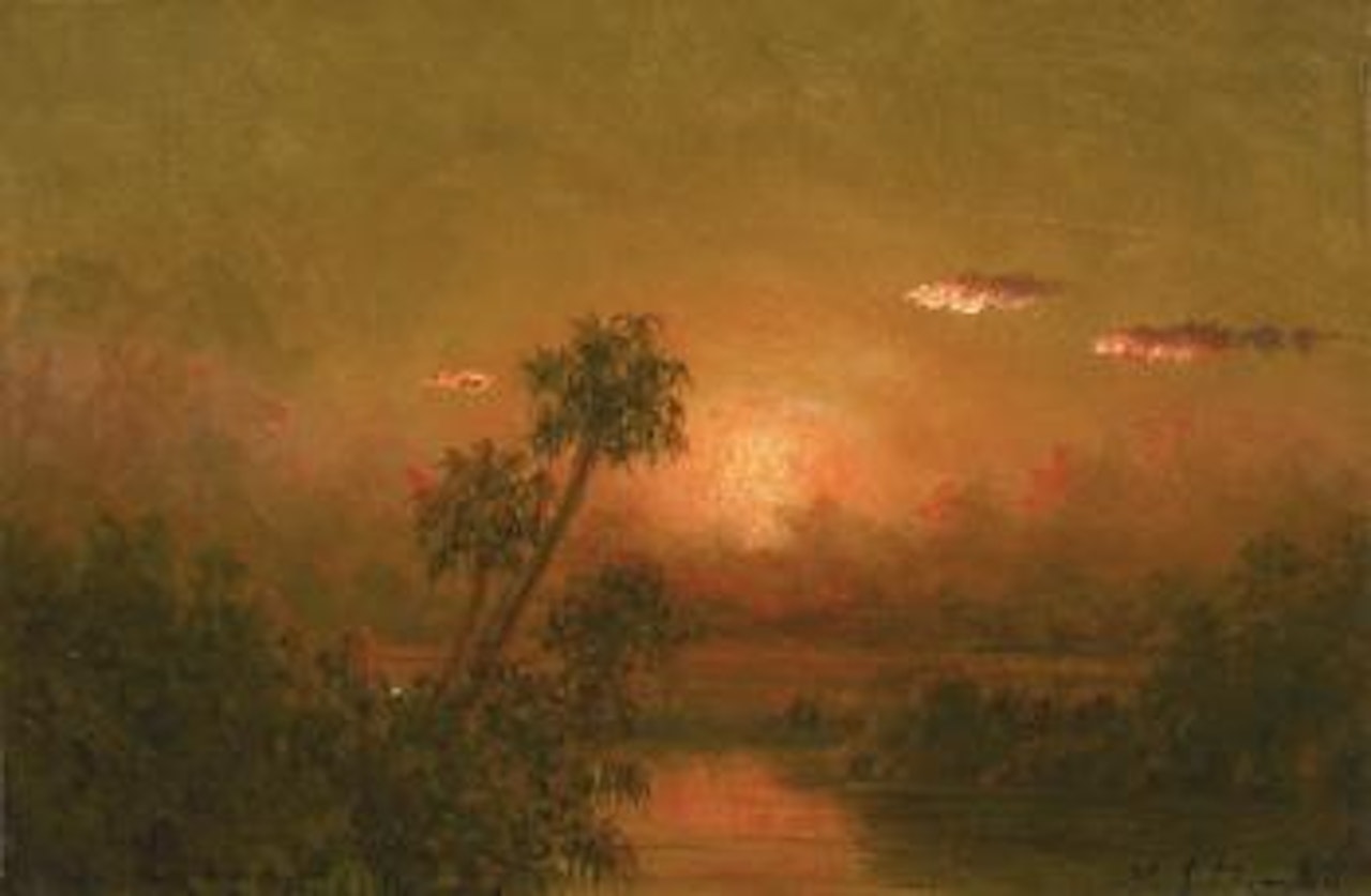 Florida Sunset: A Study by Martin Johnson Heade