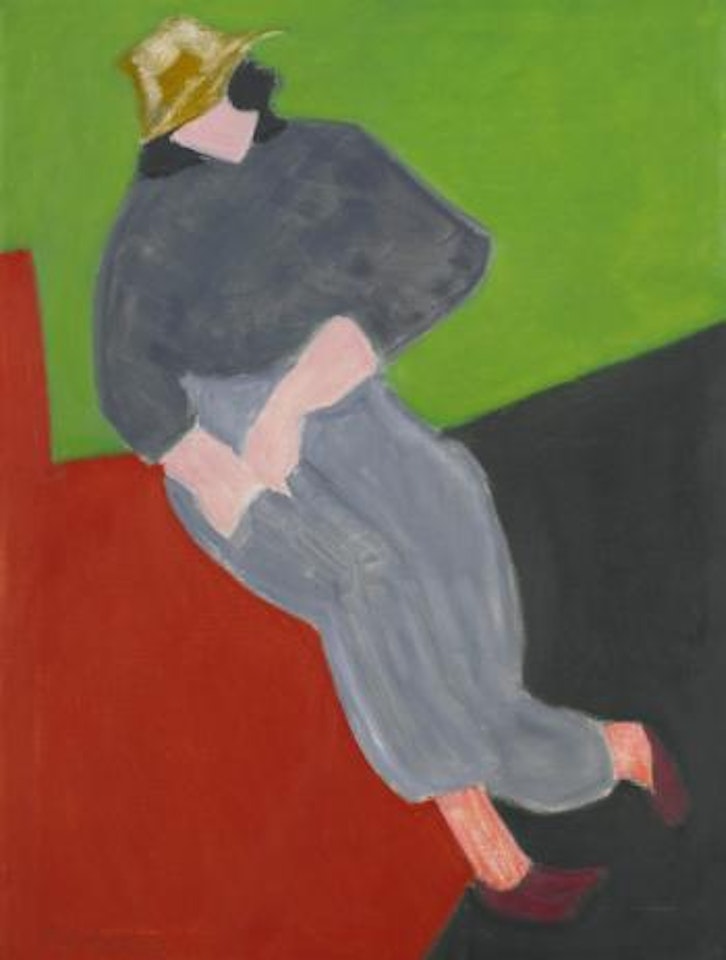 Red Sofa by Milton Avery