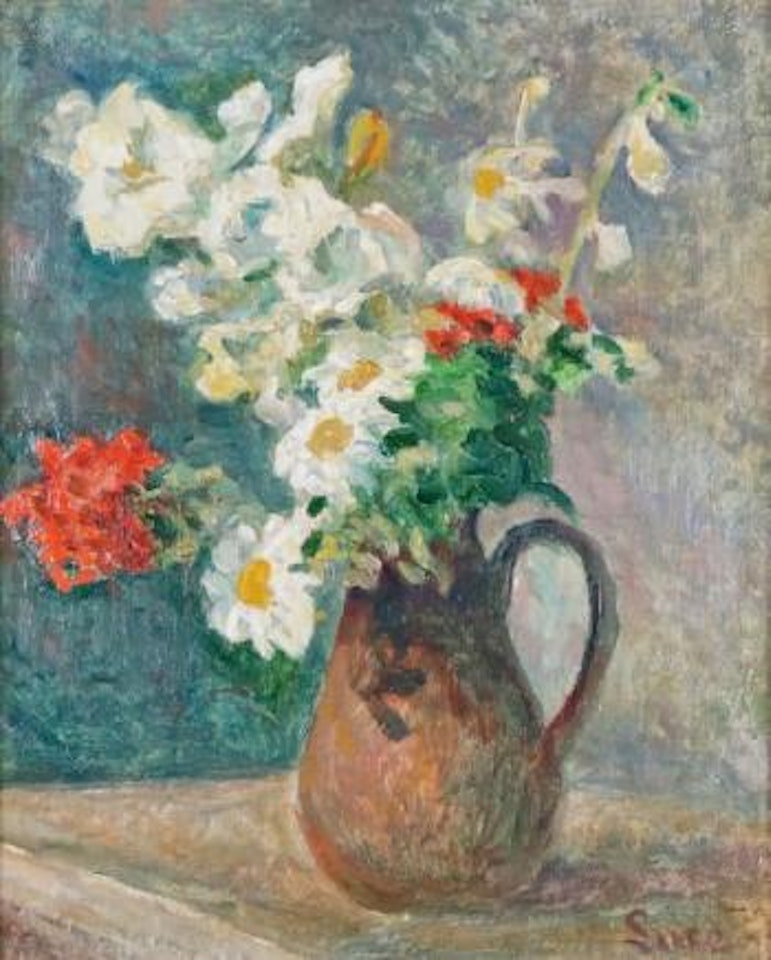 Vase de fleurs by Maximilien Luce