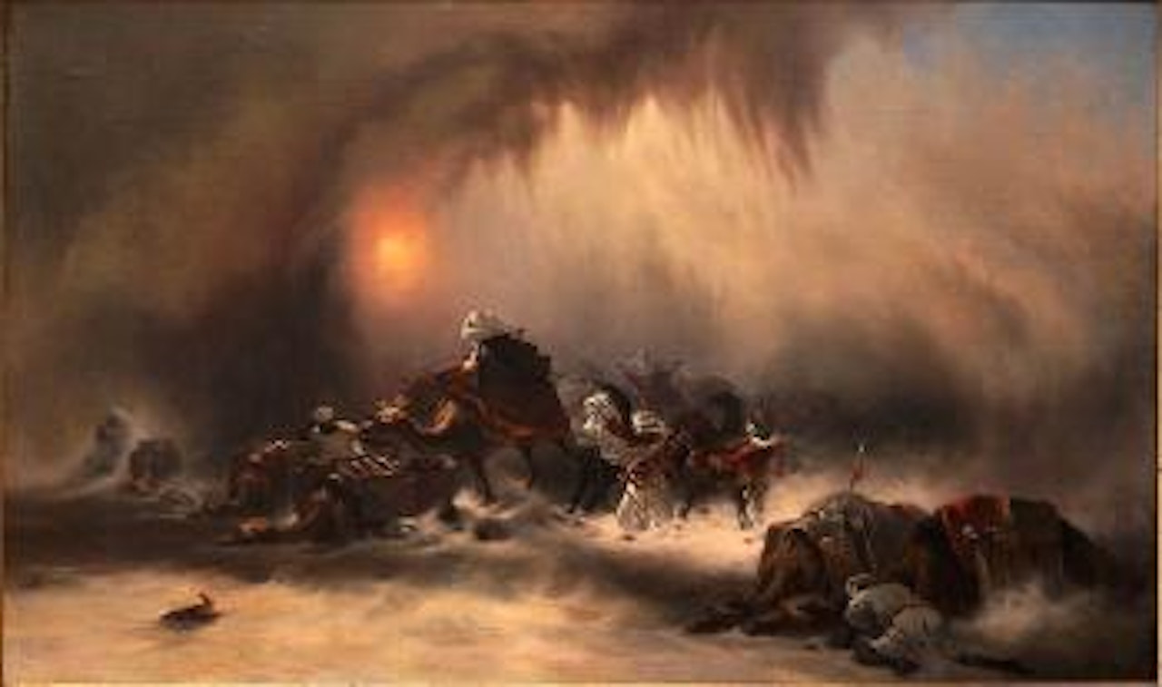 Desert storm by Adolf Schreyer