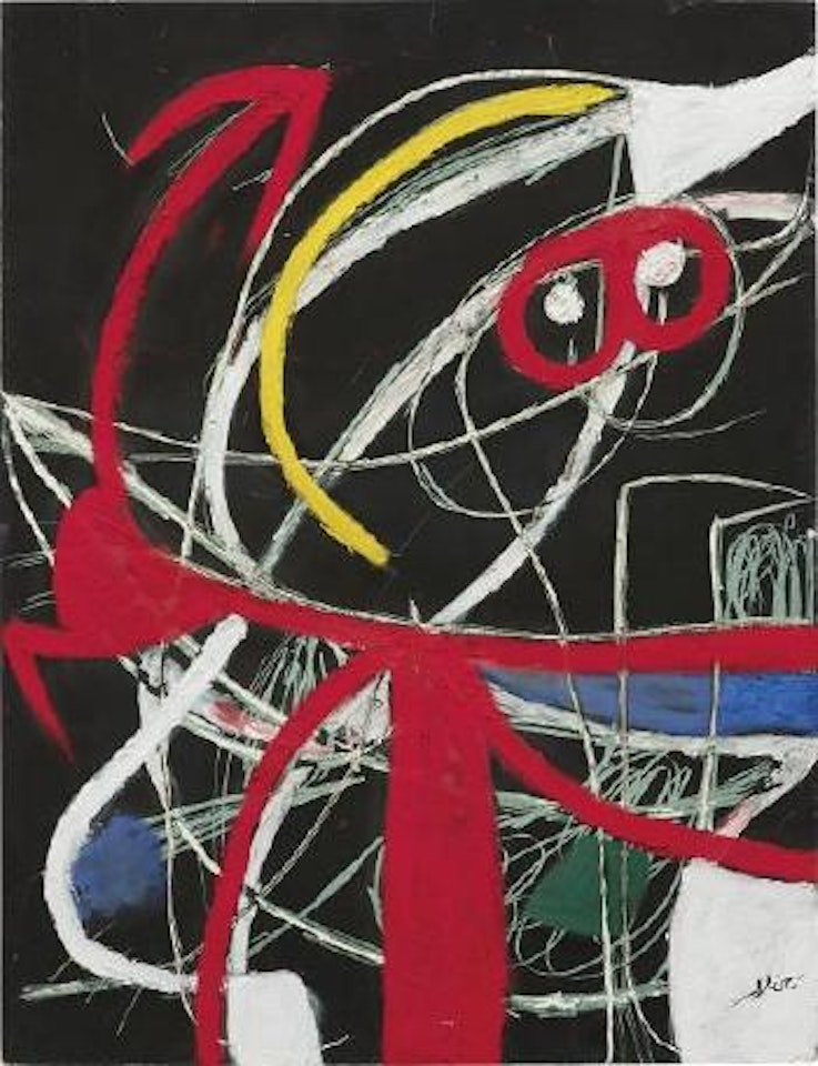 Femme, oiseaux by Joan Miró