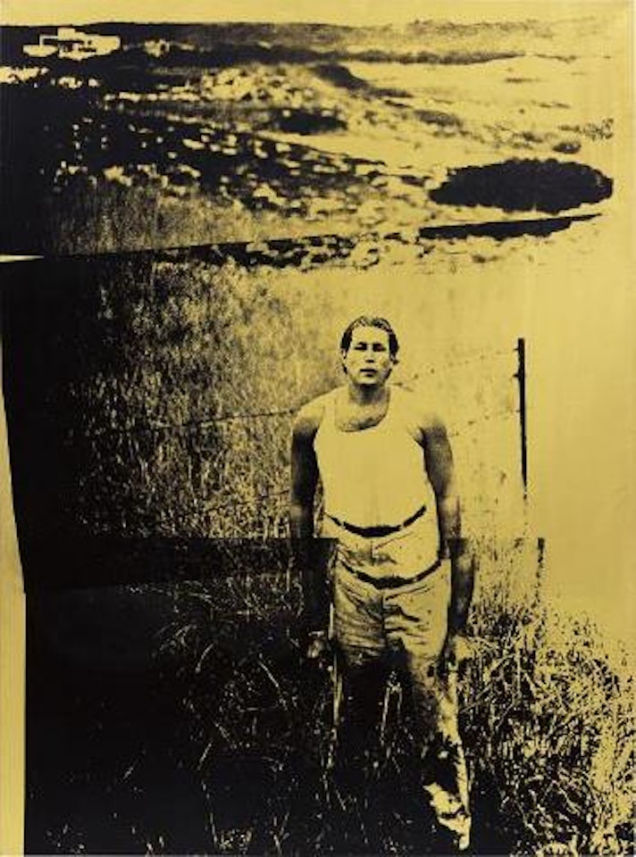 Julian Schnabel by Andy Warhol