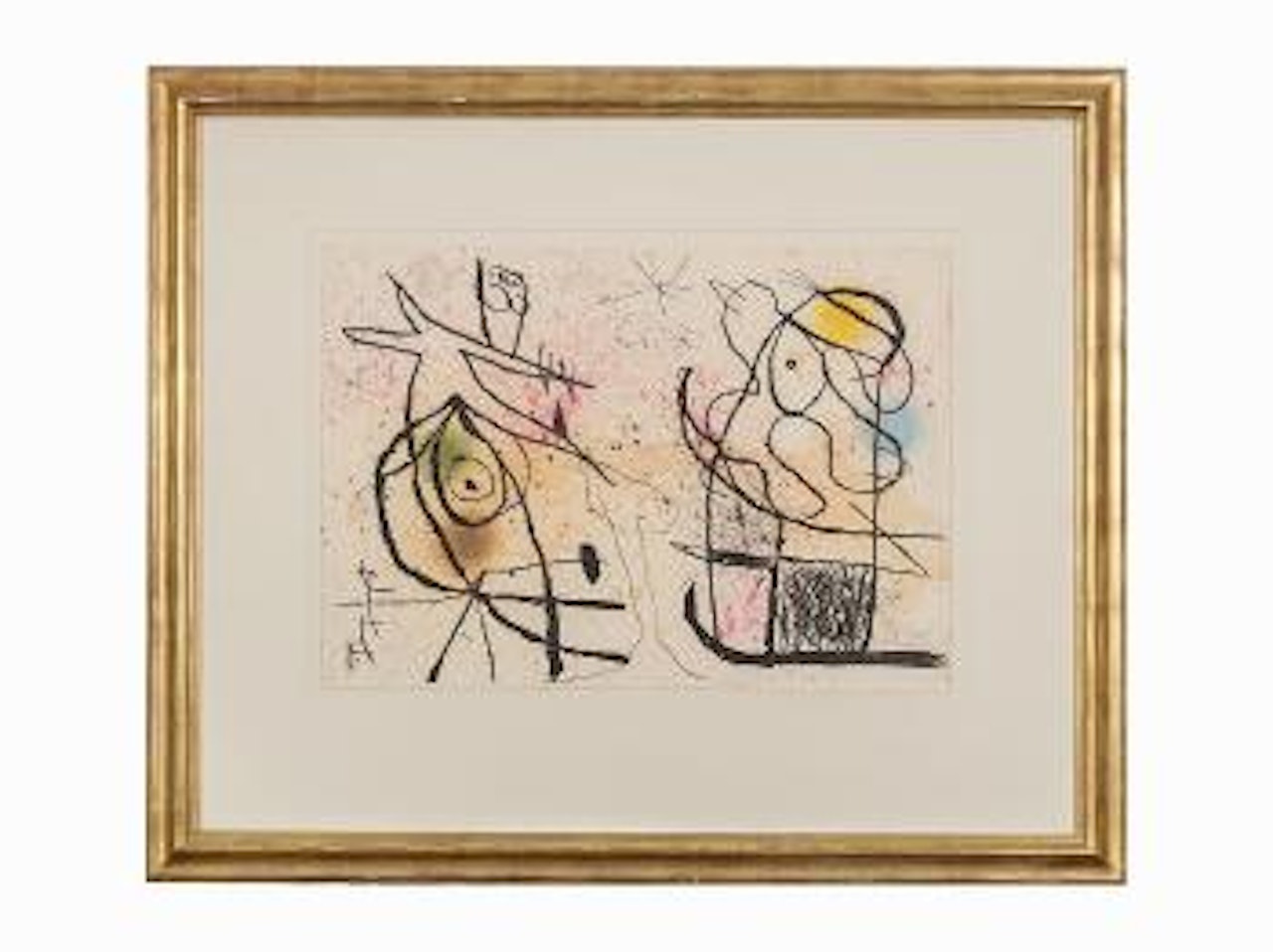 'Le Courtesan Grotesque' by Joan Miró