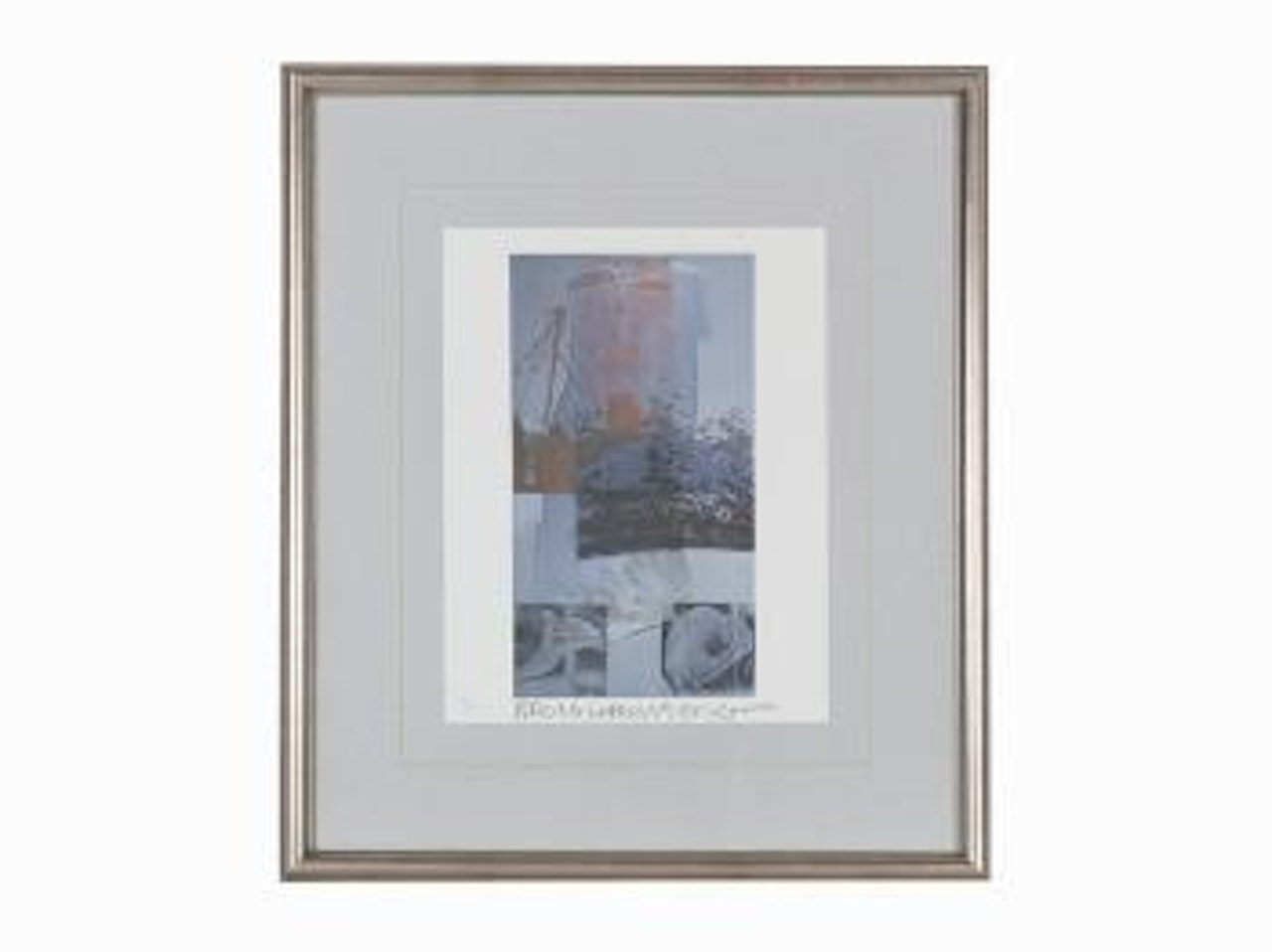 Tanya's Veil (Whale) by Robert Rauschenberg