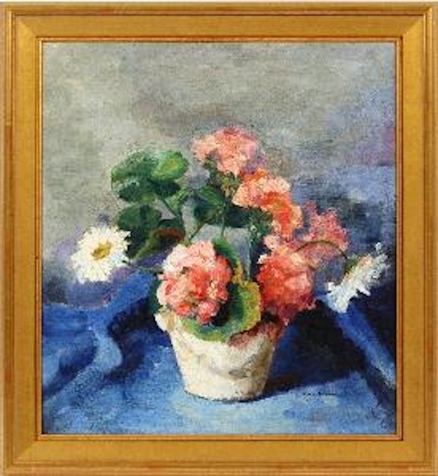 Still life of flowers by Leon Gaspard