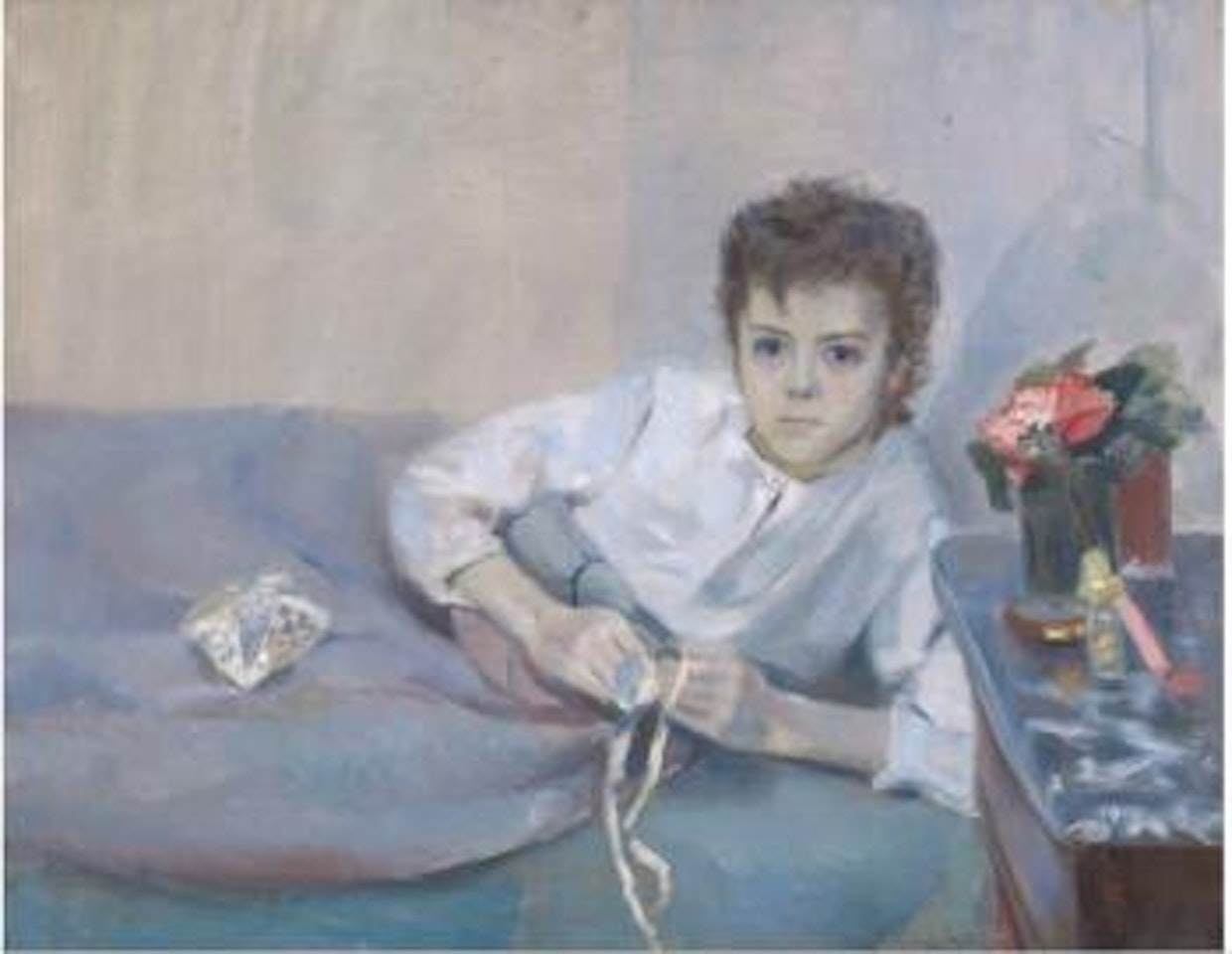 Syk gutt by Christian Krohg