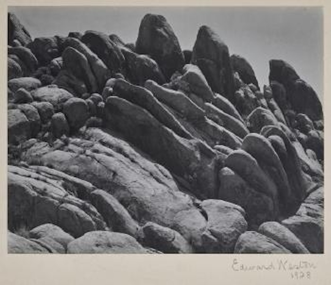 Rock Formations by Edward Weston