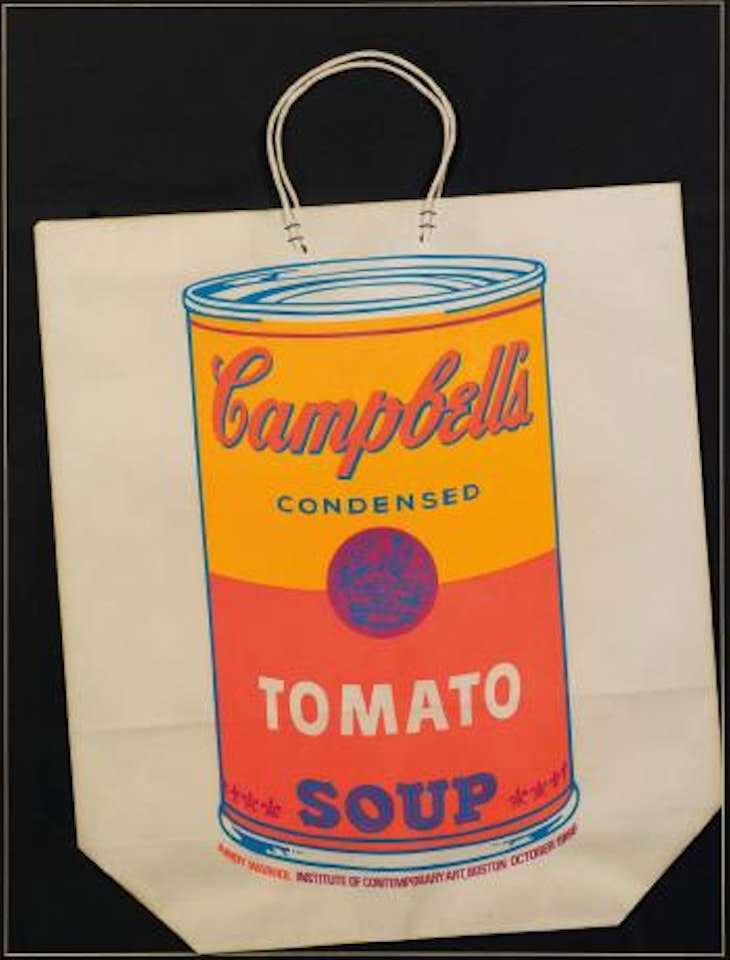 Campbell's soup can by Andy Warhol