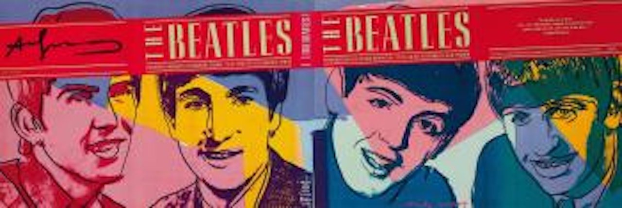 The Beatles, copertina del libro ed. Times Book by Andy Warhol