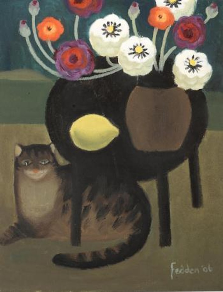 Cat and Lemon by Mary Fedden