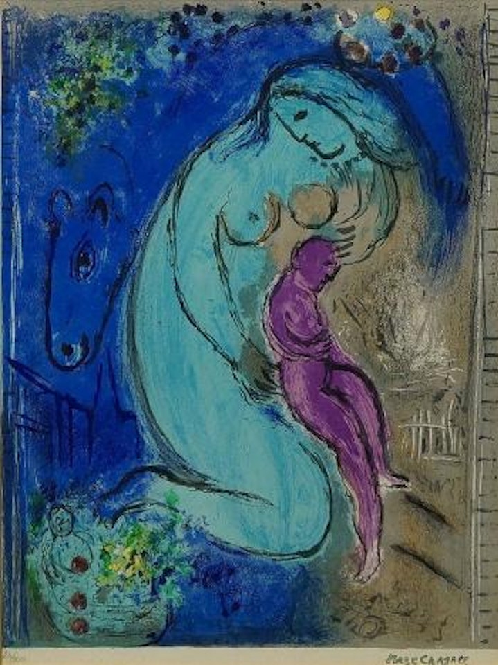 Qual aux fleurs by Marc Chagall