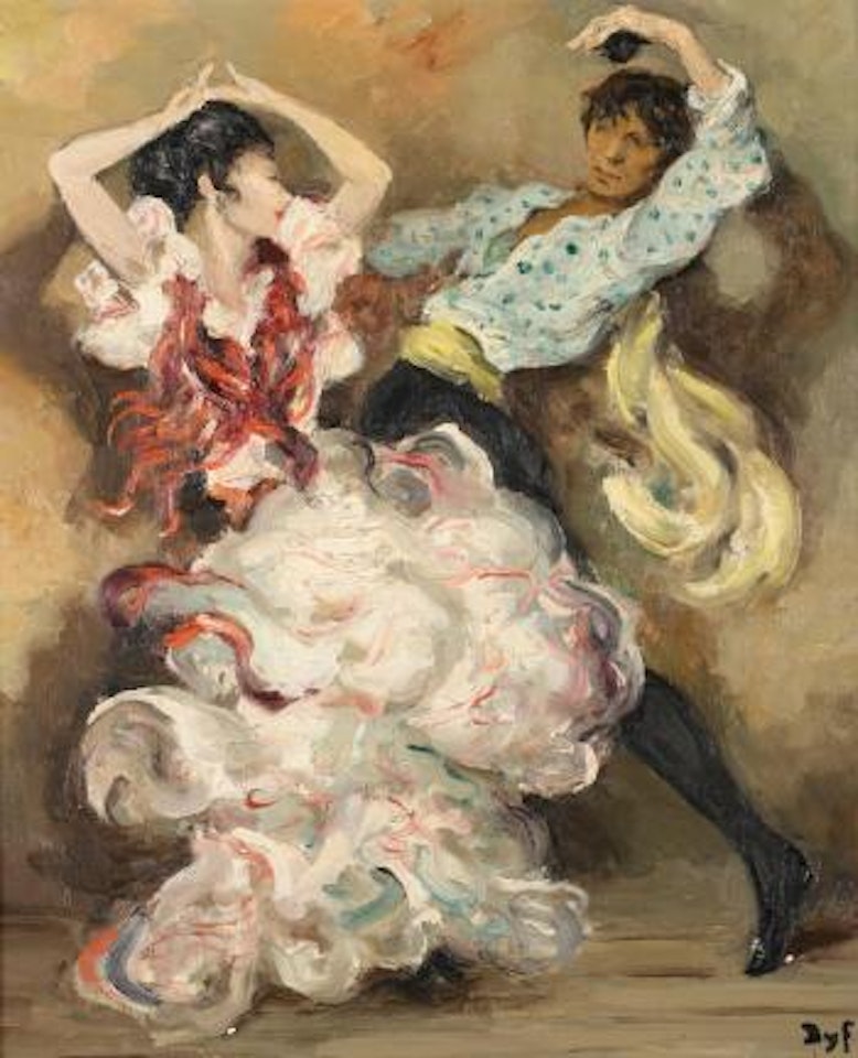 Spanish dancers by Marcel Dyf