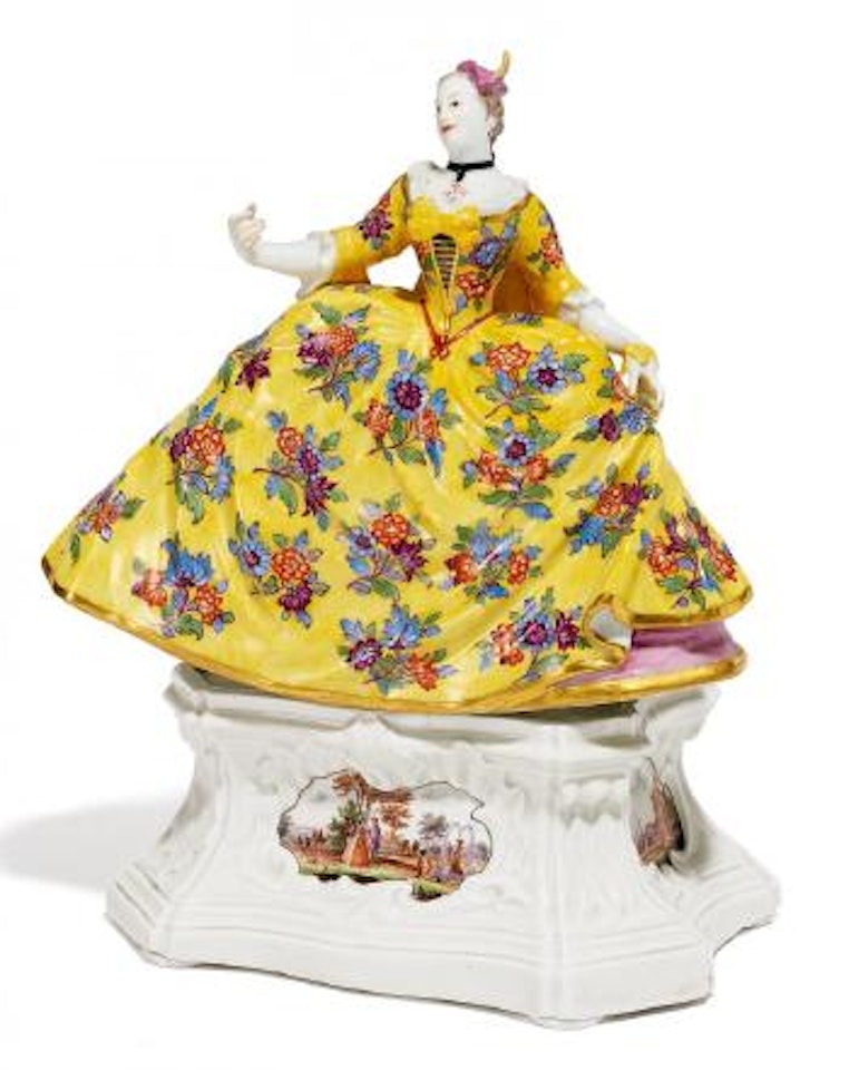 Crinoline lady by Johann Joachim Kändler