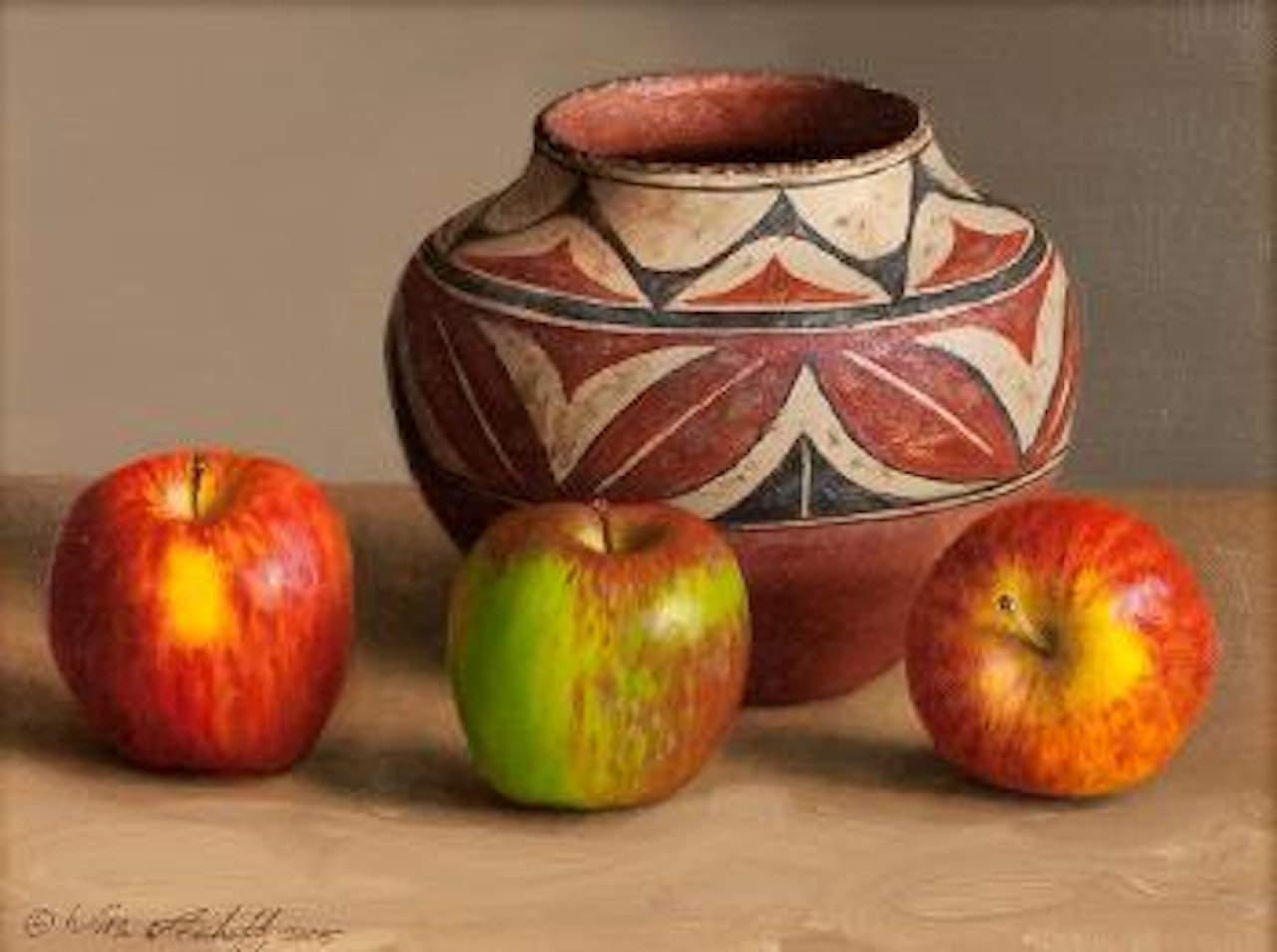 Galas & Braeburn by William Acheff