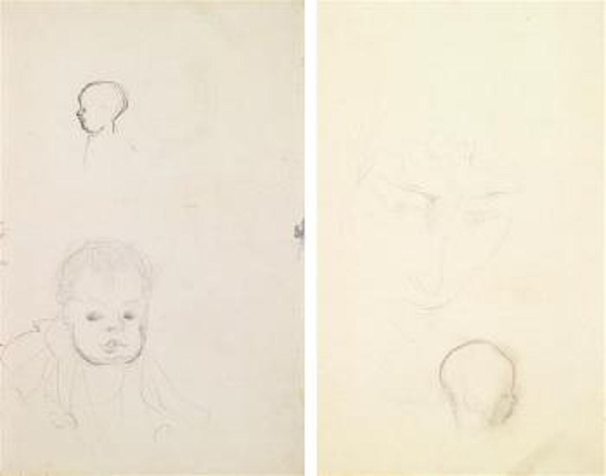 Tête de bébé by Pierre Bonnard